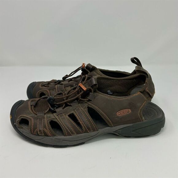 KEEN Men\'s Targhee III Hiking Sandals Brown Leather Slingback Size 11.5 Slip-On main image 8
